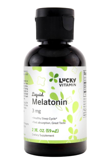 LuckyVitamin - Melatonin Liquid Sleep Support 3 mg. - 2 fl. oz.