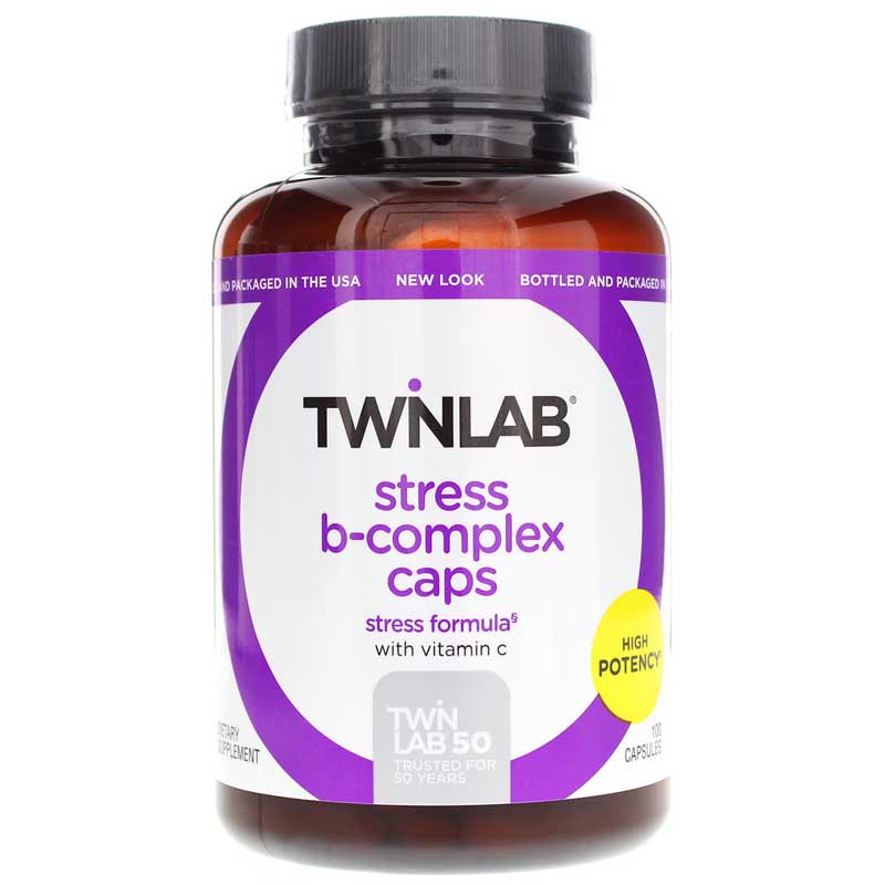 Twinlab Stress B-Complex Caps 100 Capsules