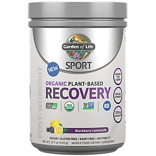 Recovery Organic Plant-Based Post-Workout - Blackberry Lemonade (15.7 oz. / 30 Servings)