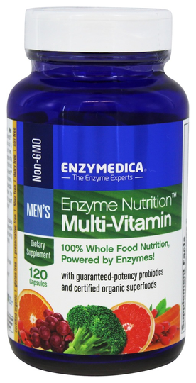 Enzymedica - Enzyme Nutrition Men's Multi-Vitamin - 120 Vegetarian Capsules