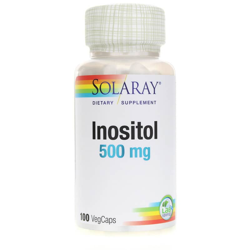 Solaray Inositol 500 Mg 100 Veg Capsules