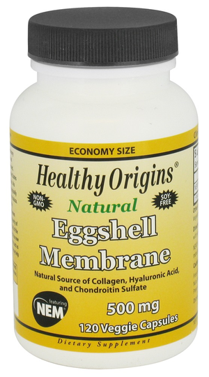 Healthy Origins - Natural Eggshell Membrane 500 mg. - 120 Vegetarian Capsules