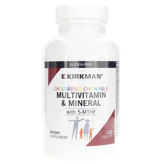 Kirkman Children's Chewable Multi-Vitamin/Mineral with 5-Mthf 120 Wafers