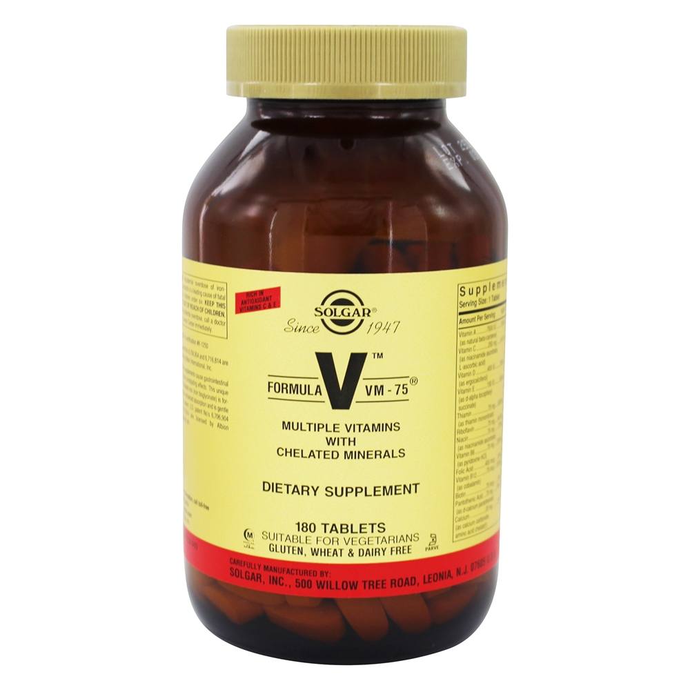 Solgar - Formula VM-75 - 180 Tablets