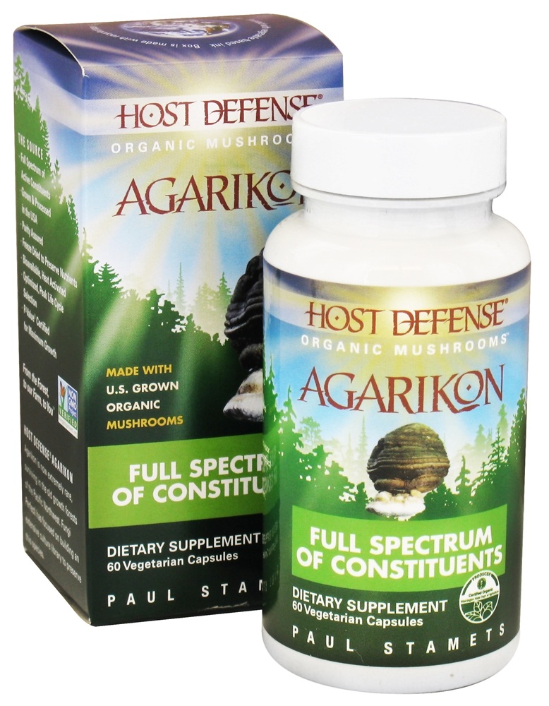 Host Defense - Agarikon Vitality Support - 60 Vegetarian Capsules