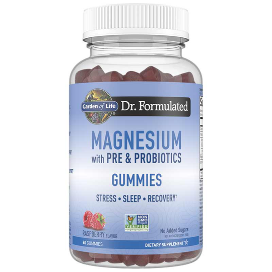 Garden of Life Dr. Formulated Magnesium Gummies Raspberry 60 Gummies