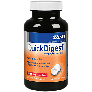 Quick Digest with Plant Enzymes - Citrus (90 Chewable Tablets)