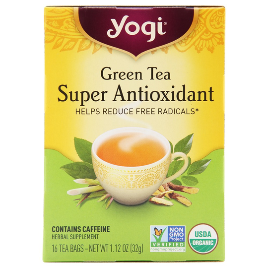 Yogi Tea - Organic Green Tea Super Antioxidant Original - 16 Tea Bags