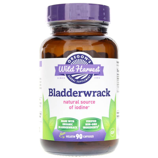 Oregons Wild Harvest Bladderwrack 90 Gel Capsules
