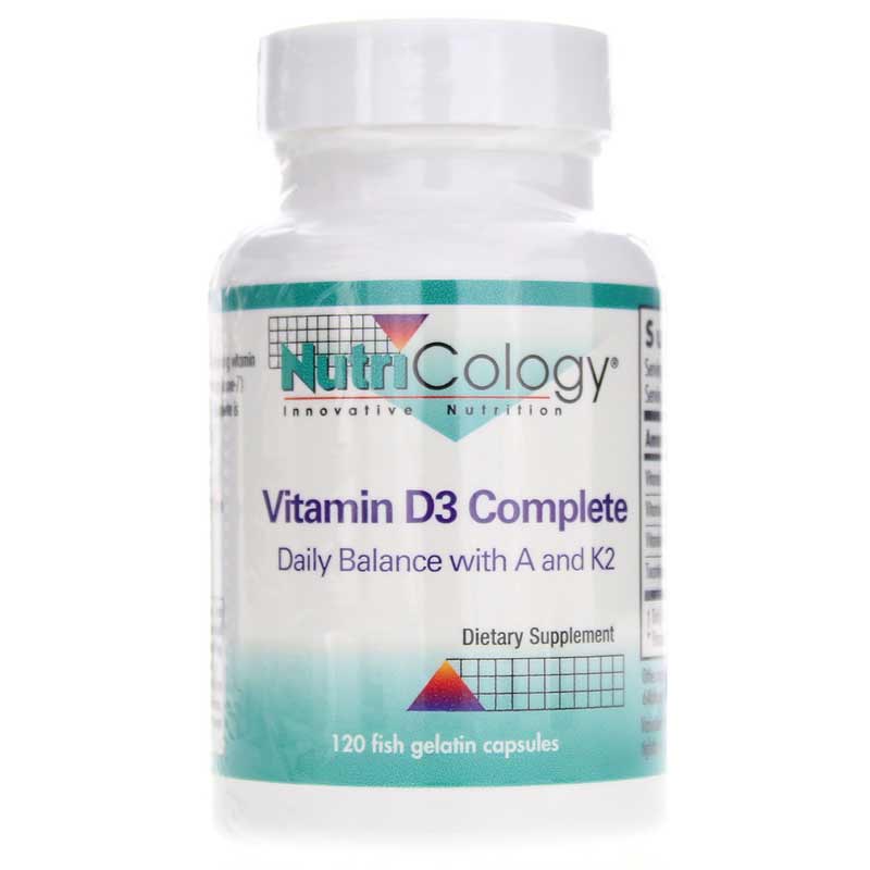 Nutricology Vitamin D3 Complete 120 Capsules