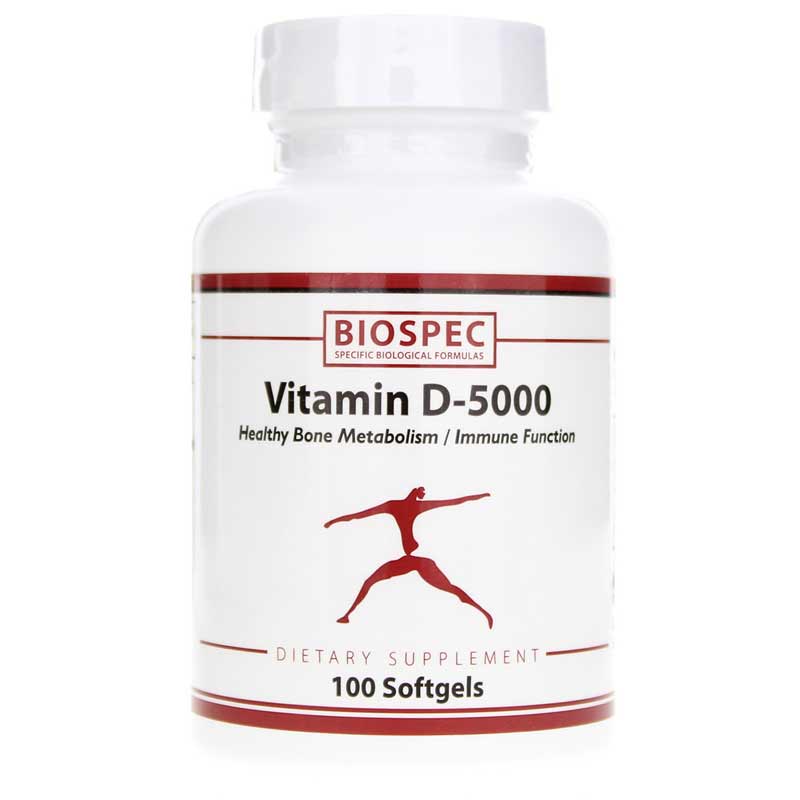 BioSpec Vitamin D-5000 100 Softgels