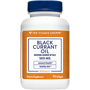 Black Currant Oil for Women's Health - Natural Source of GLA - 500 MG (90 Softgels)