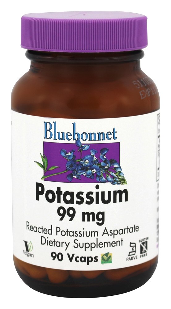Bluebonnet Nutrition - Potassium 99 mg. - 90 VCap(s)