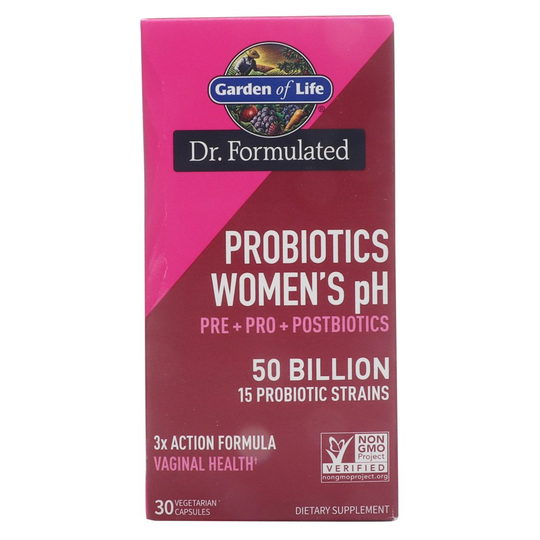 Garden of Life - Dr. Formulated Probiotics Women's pH 50 Billion CFU - 30 Vegetarian Capsules