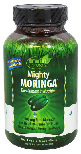 Irwin Naturals - Mighty Moringa - 60 Softgels