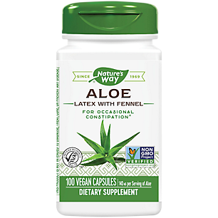 Aloe Latex with Fennel - 140 MG (100 Vegetarian Capsules)