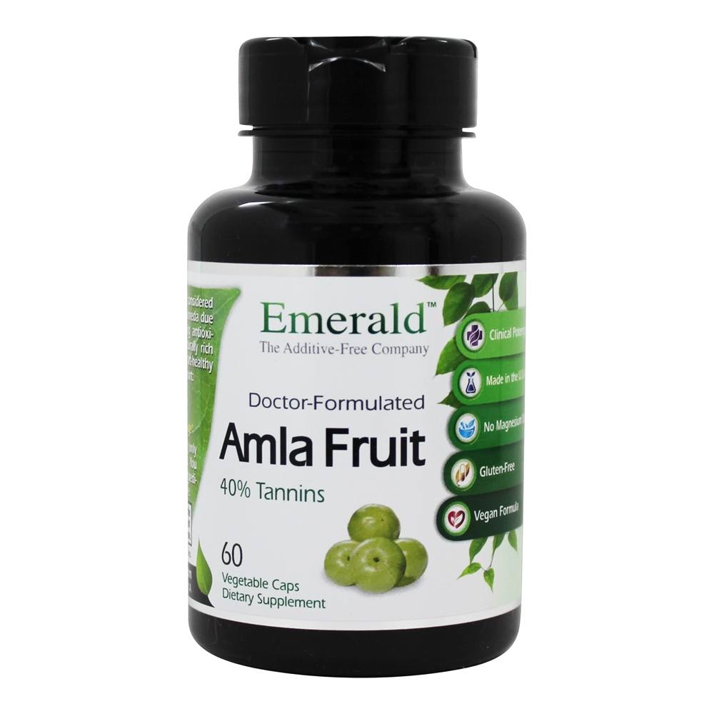 Emerald Labs - Amla Fruit Natural Source Vitamin C - 60 Vegetarian Capsules Formerly FruitrientsX