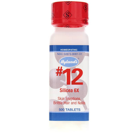 Hylands Silicea 6X #12 500 Tablets