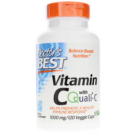 Doctors Best Vitamin C with Quali-C 1000 Mg 120 Veg Capsules