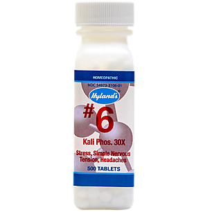 Kali Phosphoricum 30X - Homeopathic Medicine for Stress, Simple Nervous Tension & Headaches (500 Tablets)