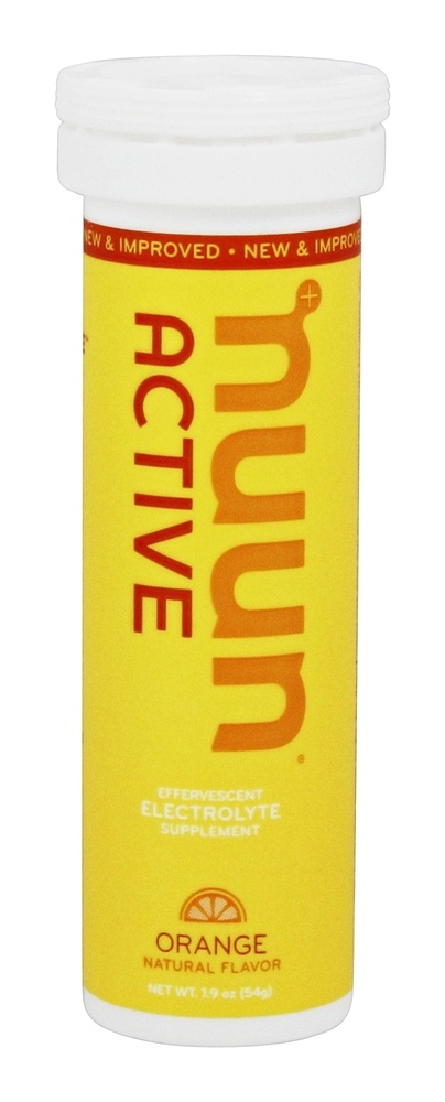 Nuun - Active Effervescent Electrolyte Supplement Orange - 10 Tablets