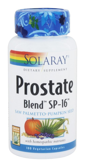 Solaray - Prostate Blend SP-16 - 100 Vegetarian Capsules