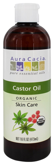 Aura Cacia - Organic Castor Oil Skin Care - 16 fl. oz.