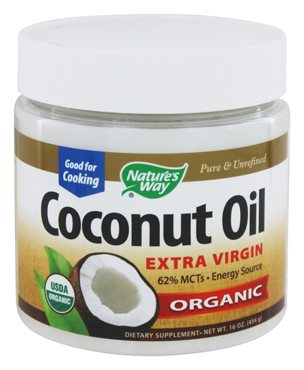 Nature's Way - Organic Pure Extra Virgin Coconut Oil - 16 oz.