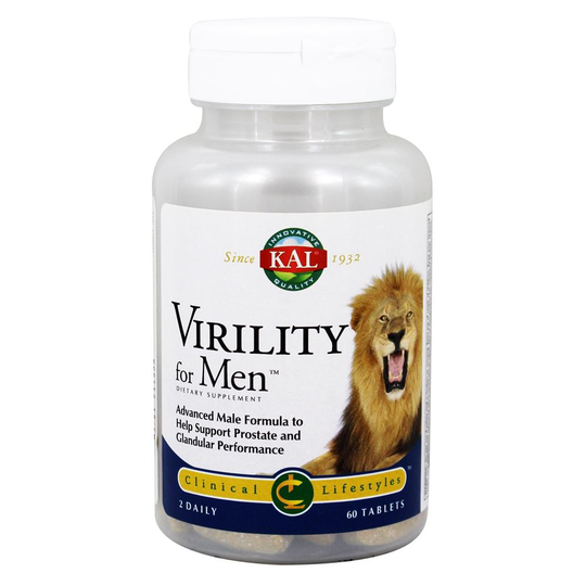 Kal - Virility For Men Advanced Male Formula - 60 Tablets