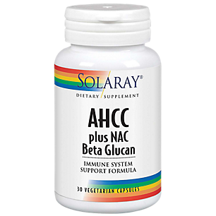 AHCC + NAC Beta Glucan - Immune System Support (30 Vegetarian Capsules)