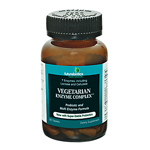 Vegetarian Enzyme Complex - Probiotic & Multi-Enzyme Formula (90 Tablets)