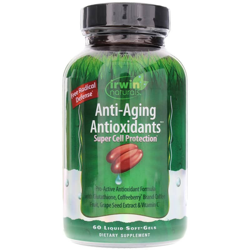 Irwin Naturals Anti-Aging Antioxidants 60 Liquid Softgels