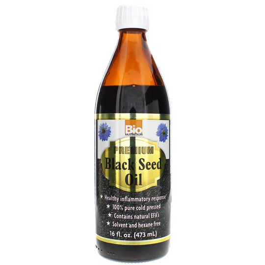 Bio Nutrition Premium Black Seed Oil Liquid 16 Oz