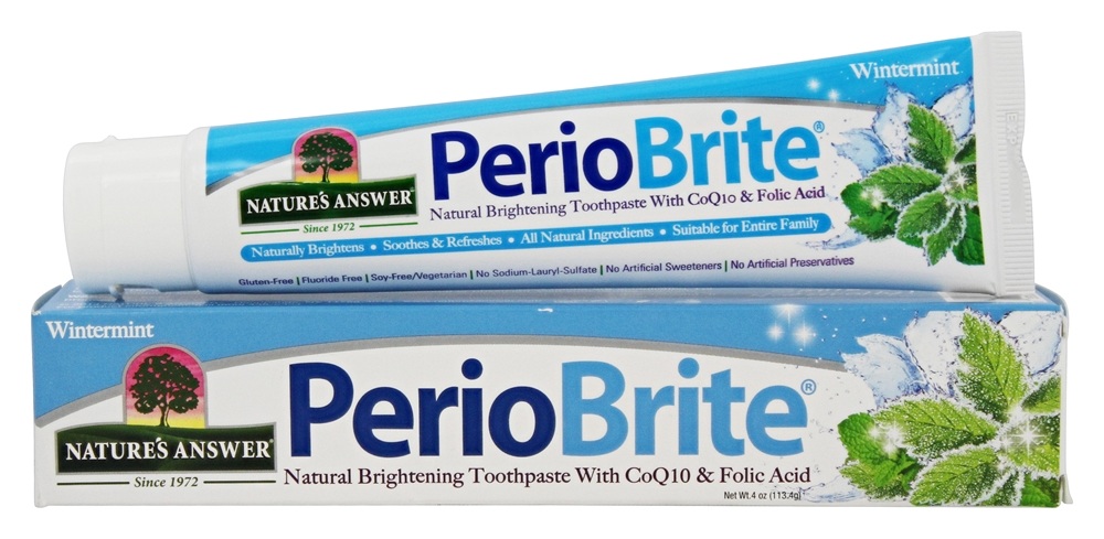 Nature's Answer - PerioBrite Natural Toothpaste Wintermint - 4 oz.