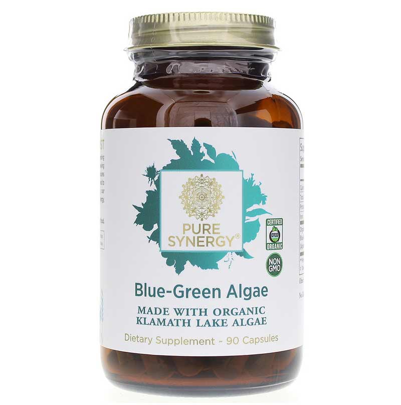 Pure Synergy Blue-Green Algae Pure Klamath Crystals Capsules 90 Veg Capsules