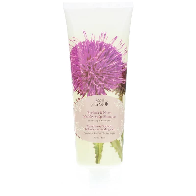 100% Pure Burdock & Neem Healthy Scalp Shampoo 8 Oz