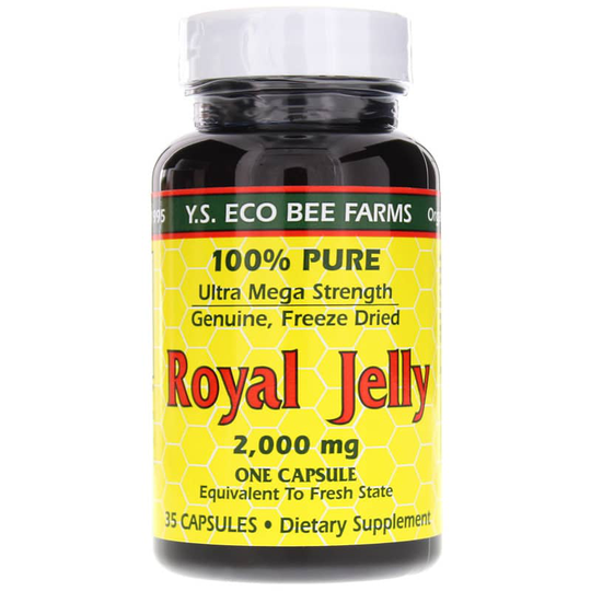 YS Organic Bee Farms Royal Jelly 2,000 Mg 35 Capsules