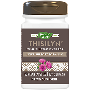 Thisilyn Standardized Milk Thistle Extract - Liver Support Maximum Absorption Formula (60 Vegetarian Capsules)