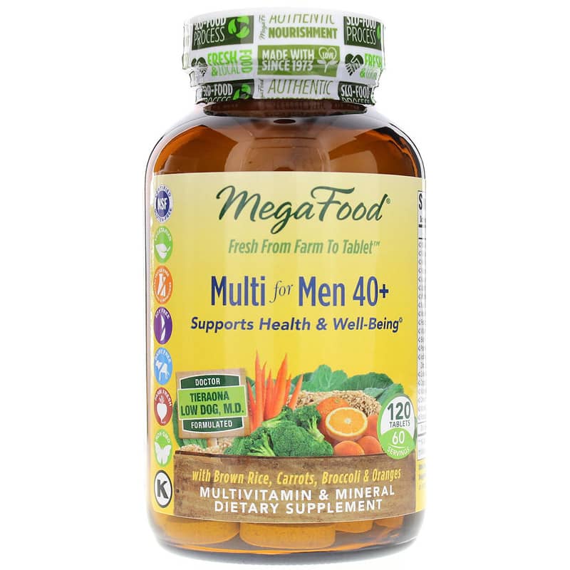 Megafood Multi for Men 40+ 120 Tablets
