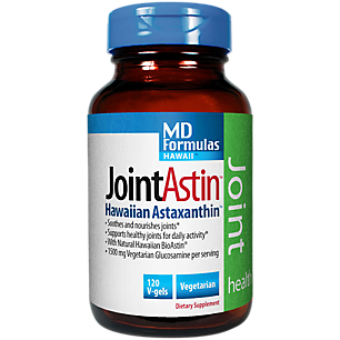Joint Astin with Astaxanthin, Glucosamine & 100 MG Flax Oil Omega-3 (120 Vegetarian Capsules)