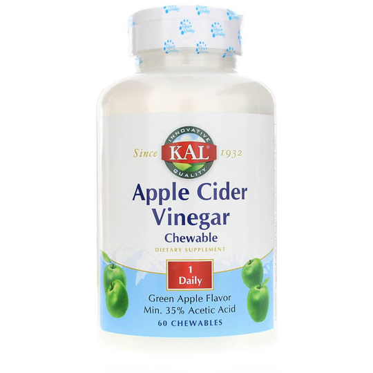 Kal Apple Cider Vinegar Chewable 60 Chewables