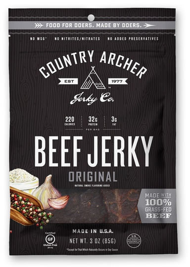 Country Archer - All Natural Beef Jerky Original - 2.5 oz.