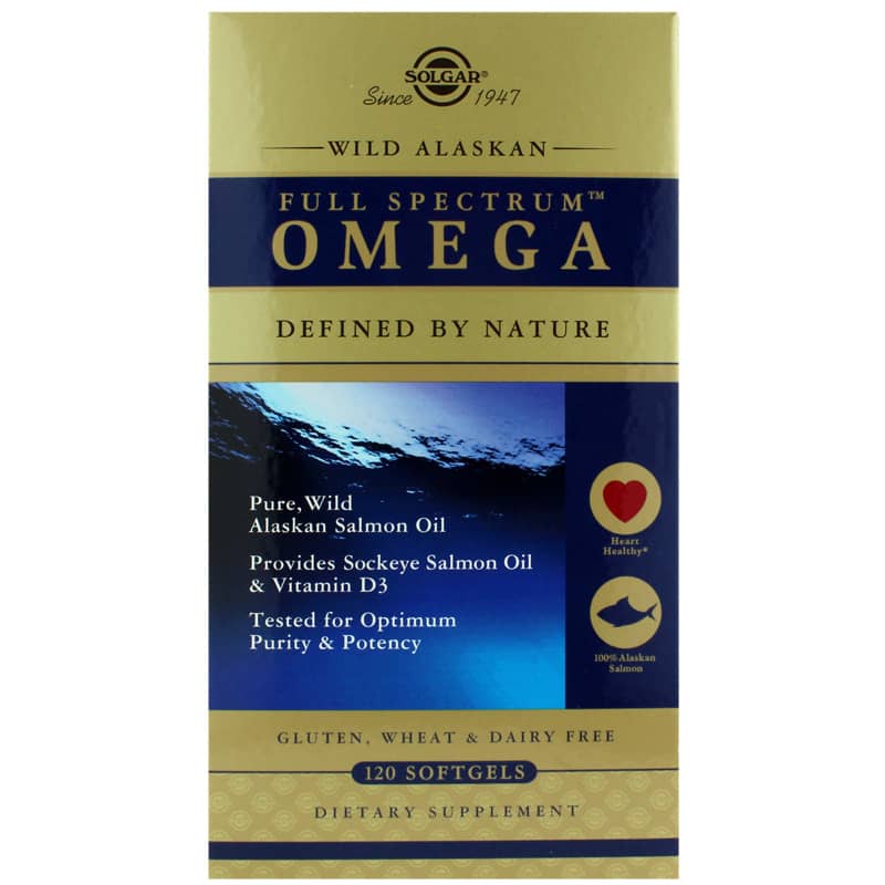 Solgar Full Spectrum Omega 120 Softgels