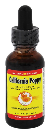 Natural Balance - California Poppy Extract - 1 fl. oz.