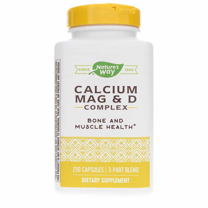 Natures Way Calcium Mag & D Complex 250 Capsules
