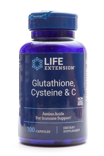 Life Extension - Glutathione C Cysteine 750 mg. - 100 Capsules