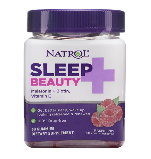 Natrol - Sleep Beauty Raspberry Gummies 6 mg. - 60 Gummies