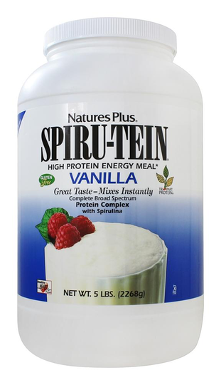 Natures Plus - Spiru-Tein High Protein Energy Meal Vanilla - 5 lbs.
