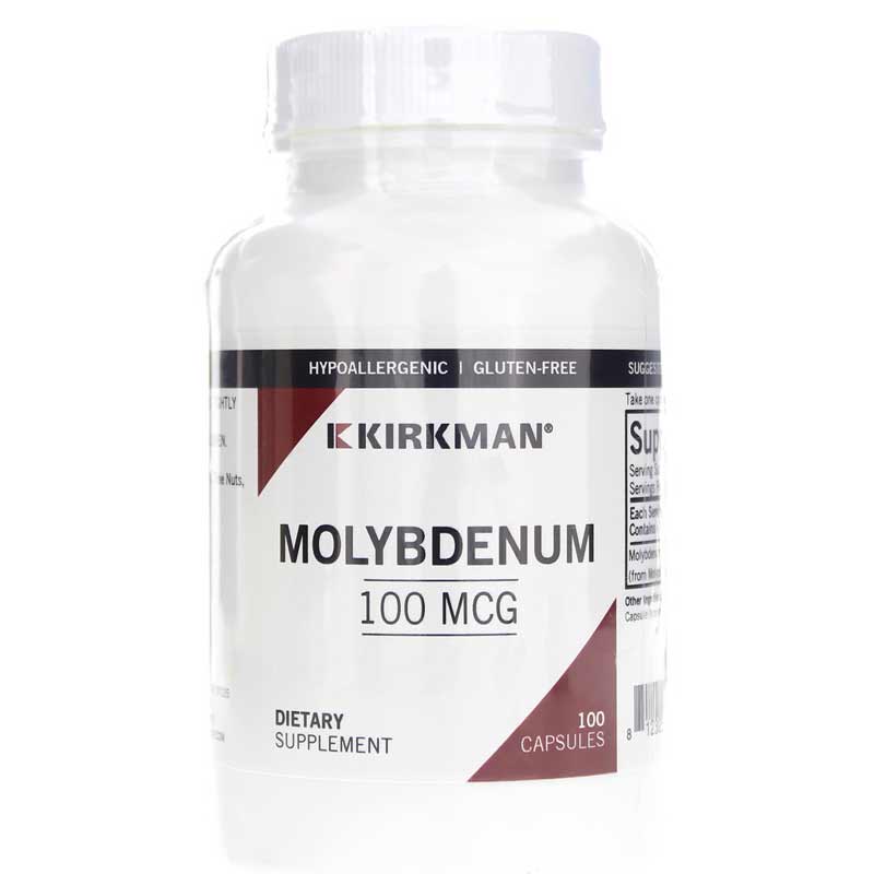 Kirkman Molybdenum 100 Mcg 100 Capsules