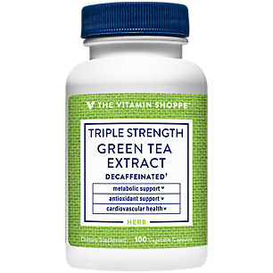 Triple Strength Green Tea Extract - Decaffeinated Antioxidant - 750 MG (100 Vegetarian Capsules)